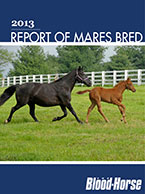 2013 Report of Thoroughbred Mares Bred